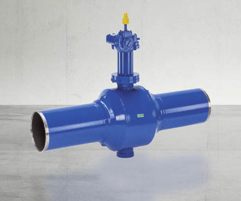 District heating ball valve for underground installation Type Böhmer KSF
